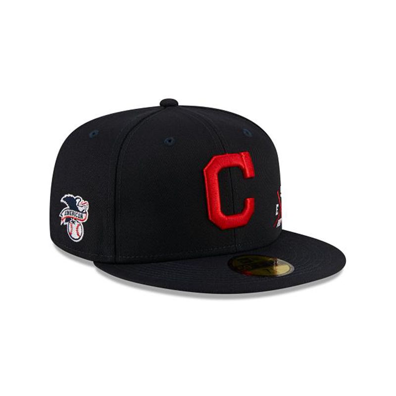 MLB Cleveland Indians Multi 59Fifty Fitted (TUI7798) - Blue New Era Caps